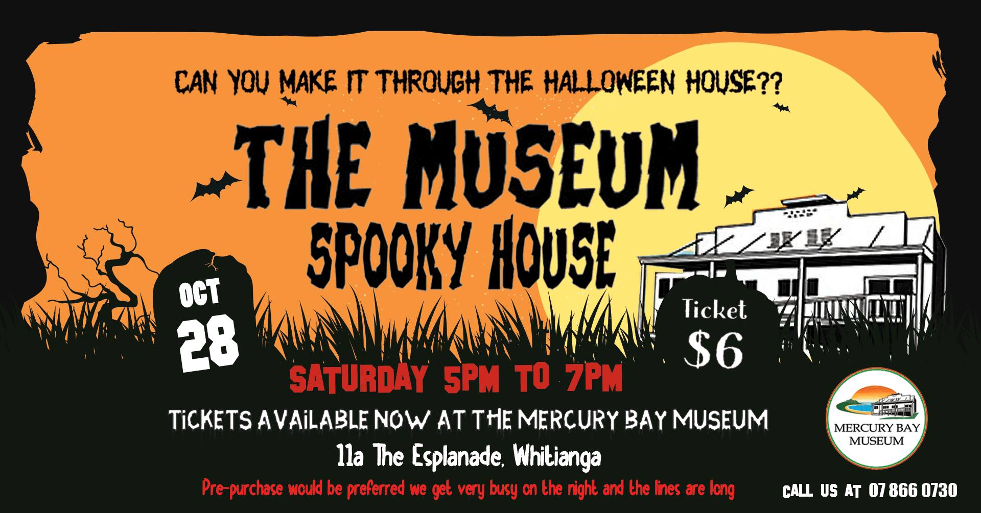 Mercury Bay Museum Spooky House 2023