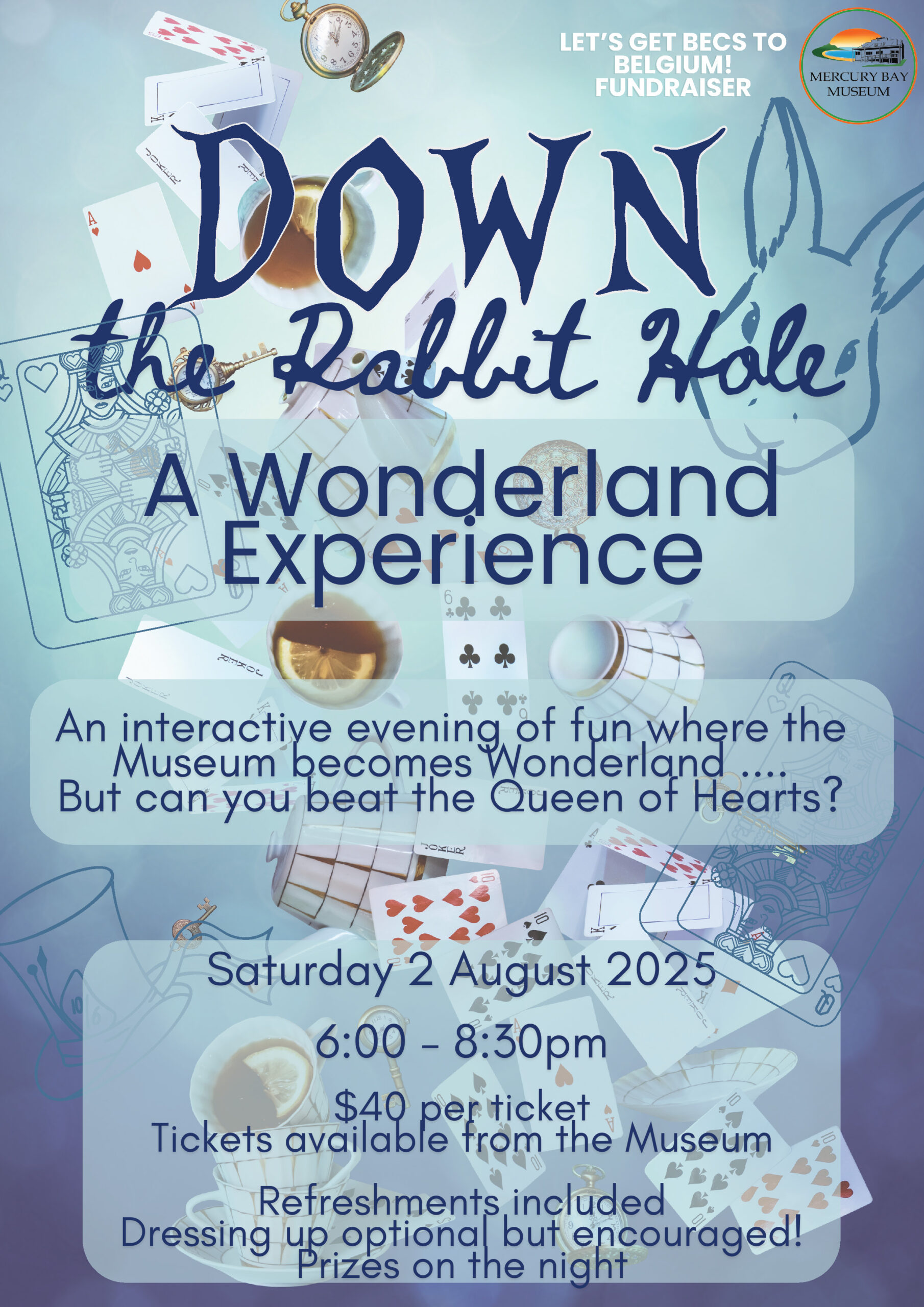 Down the Rabbit Hole Flyer A4
